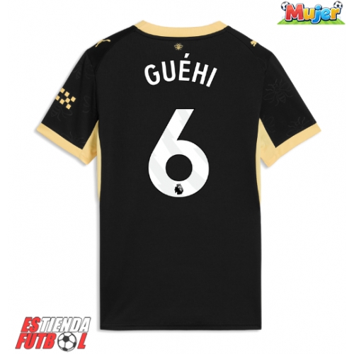 Manchester City Marc Guehi #6 Segunda Equipación Mujer 2026-27 Manga Corta